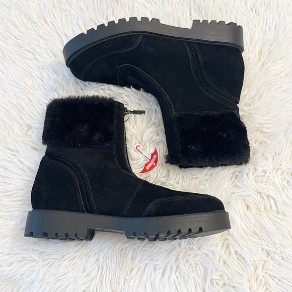 NEW $150 Blondo x Zappos Hostel Faux Fur ankle bootie women size 8.5 - Picture 6 of 7